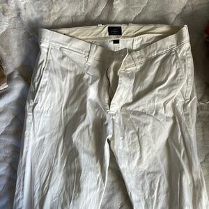 J Crew White Chinos